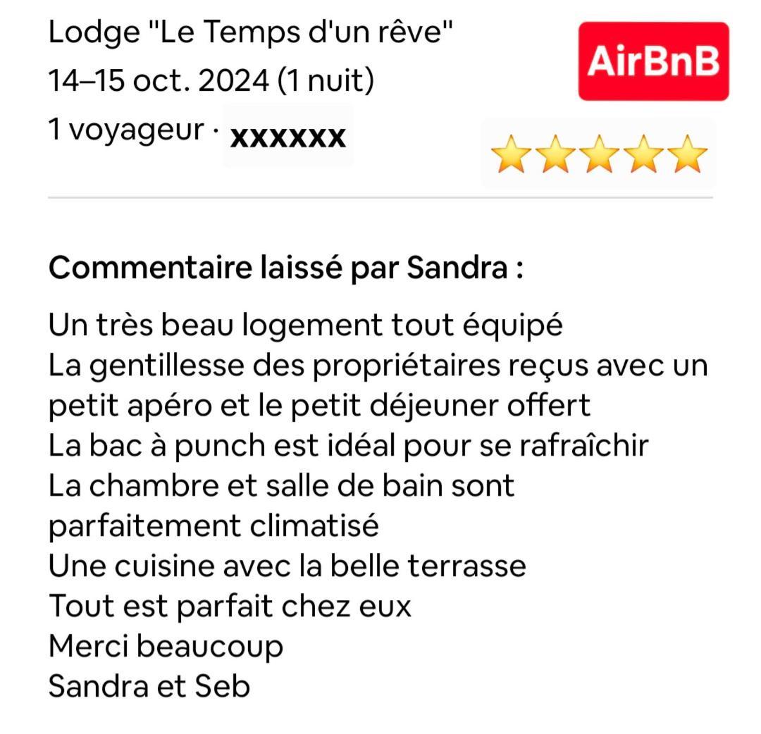 Lodge "Le Temps D'Un Reve" Saint-Francois  Εξωτερικό φωτογραφία